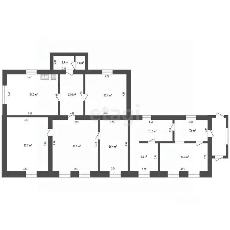 Дом в Мордовия, Лямбирский район, Пензятское с/пос, с. Пензятка ул. ... - Фото 1