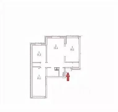 2-к кв. Хабаровский край, Хабаровск ул. Запарина, 154 (71.8 м) - Фото 2