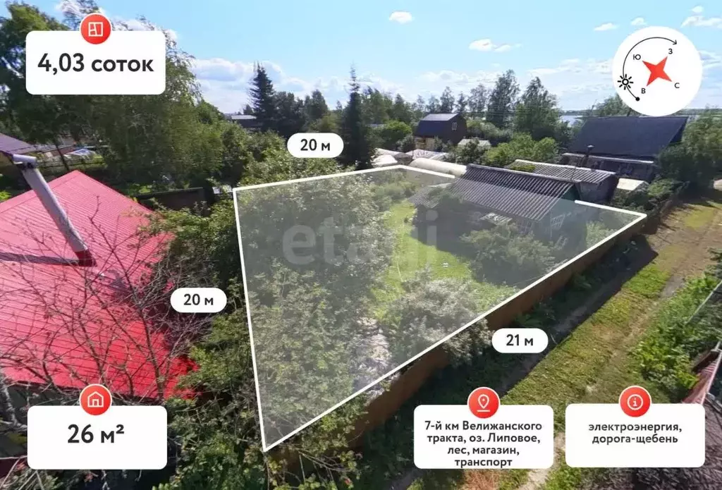 Дом в Тюменская область, Тюмень Бирюсинка СНТ,  (25 м) - Фото 1