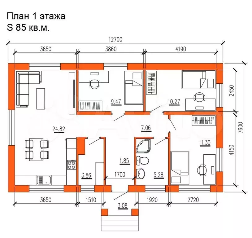 Коттедж 85 м на участке 6,5 сот. - Фото 0