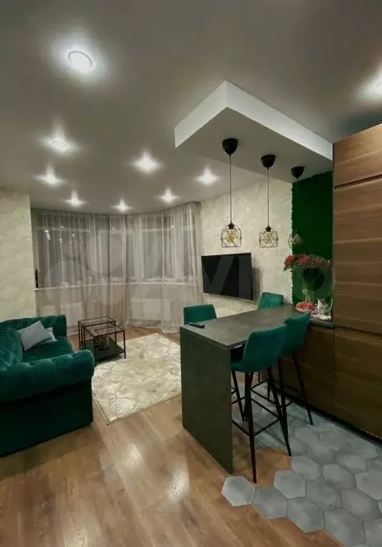 1-к. квартира, 40 м, 11/17 эт. - Фото 1