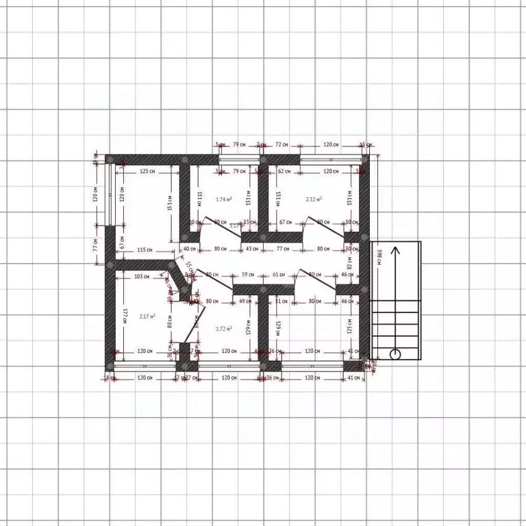 Дом в Белгородская область, Валуйки ул. 50 лет ВЛКСМ, 24 (52 м) - Фото 2