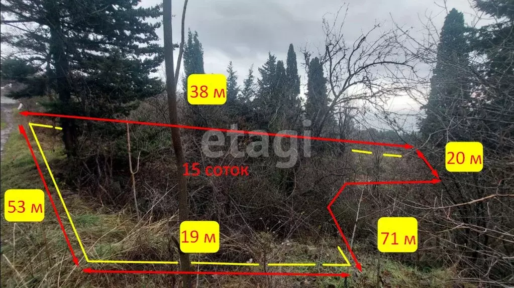 Участок в Крым, Ялта муниципальный округ, Гурзуф пгт ш. Гурзуфское ... - Фото 1