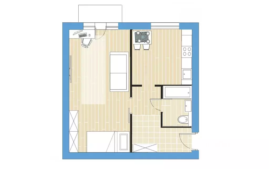 1-к кв. Волгоградская область, Волгоград ул. Солнечникова, 3 (37.5 м) - Фото 0