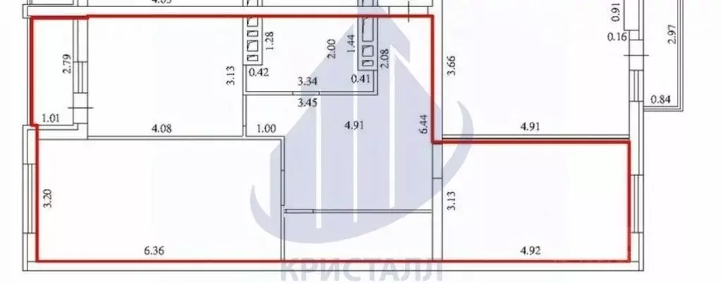 2-к кв. Самарская область, Самара Арцыбушевская ул., 33 (75.3 м) - Фото 2