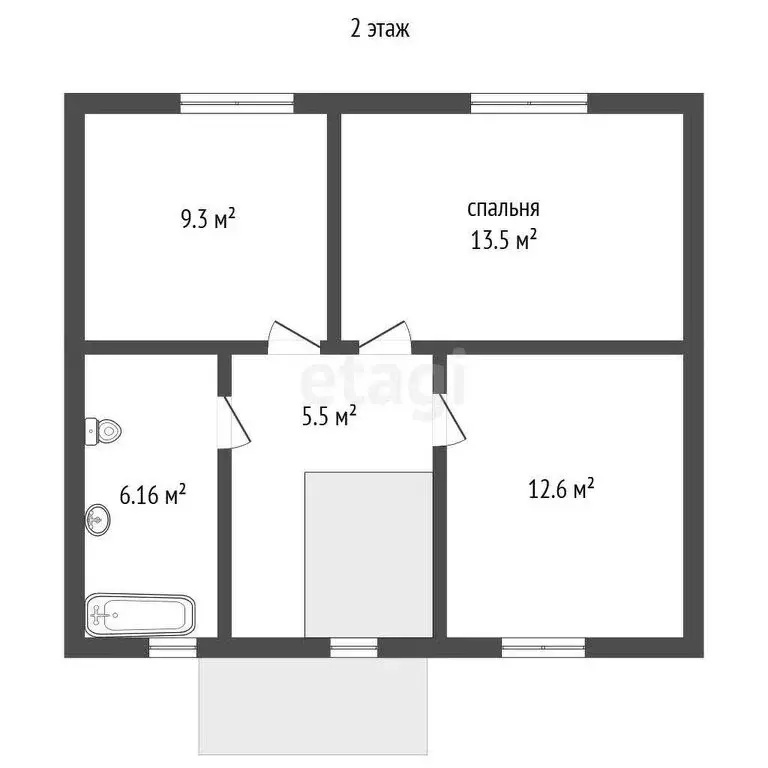 Дом в Прибой, посёлок Прибой (100 м) - Фото 1