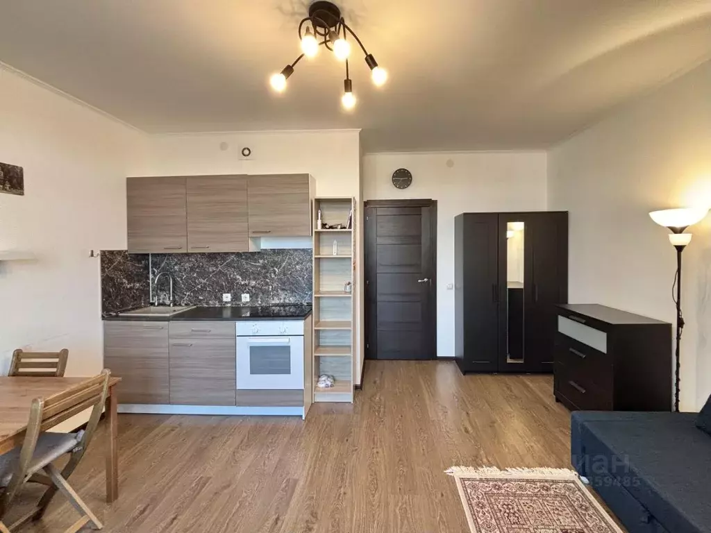 Студия Санкт-Петербург аллея Арцеуловская, 23к1 (25.3 м) - Фото 2