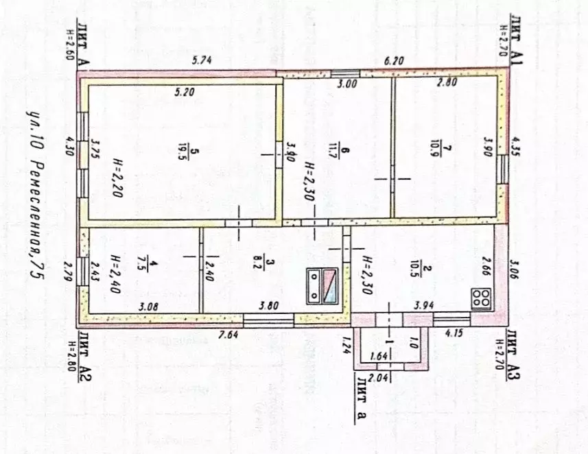 Дом в Омская область, Омск ул. 10-я Ремесленная, 75 (70 м) - Фото 2