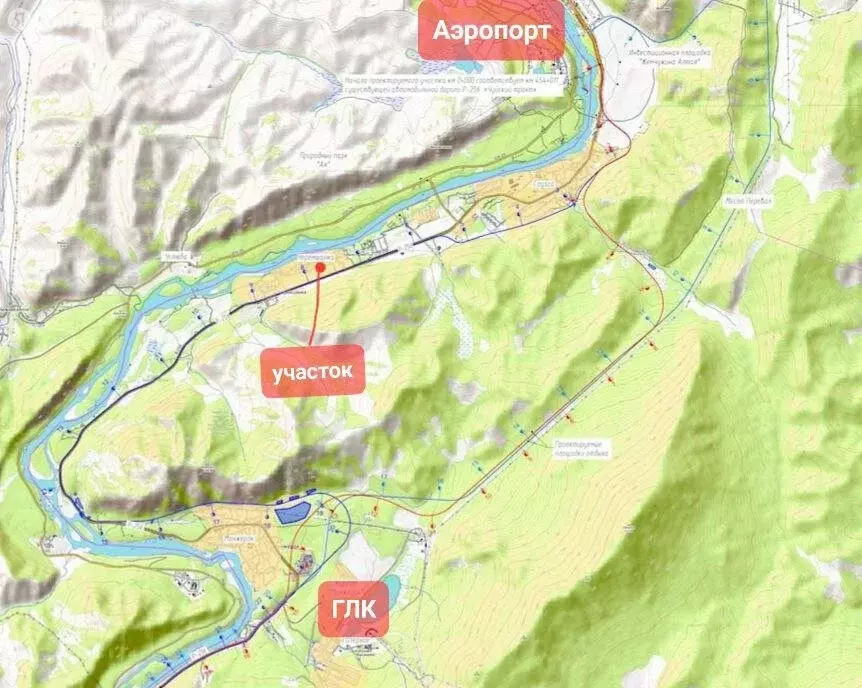 Участок в Майминский район, Соузгинское сельское поселение, посёлок ... - Фото 2