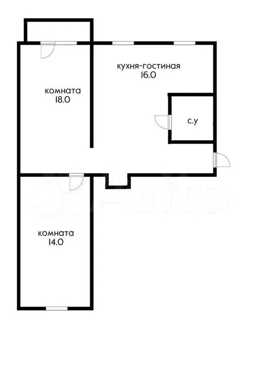 3-к. квартира, 63 м, 4/5 эт. - Фото 0