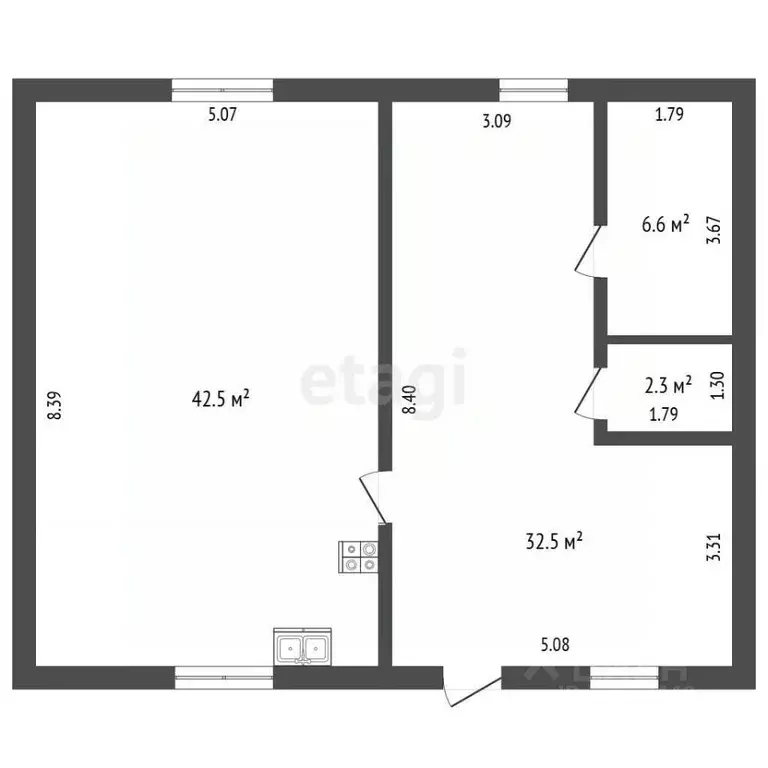 Дом в Тюменская область, Тюмень СОСН Тура тер., ул. Березовая (84 м) - Фото 2
