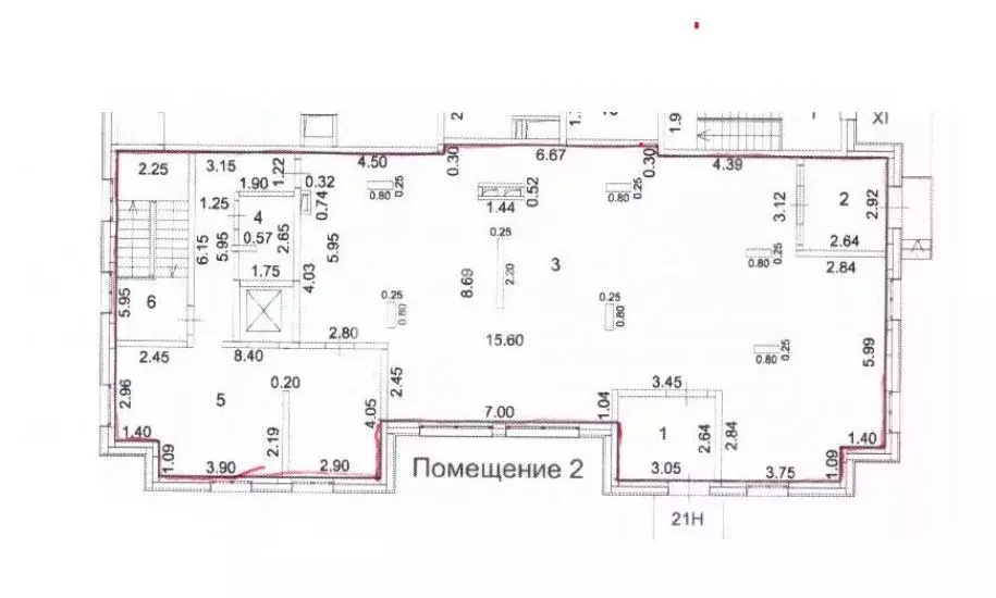 Помещение свободного назначения в Москва Краснобогатырская ул., 40 ... - Фото 2
