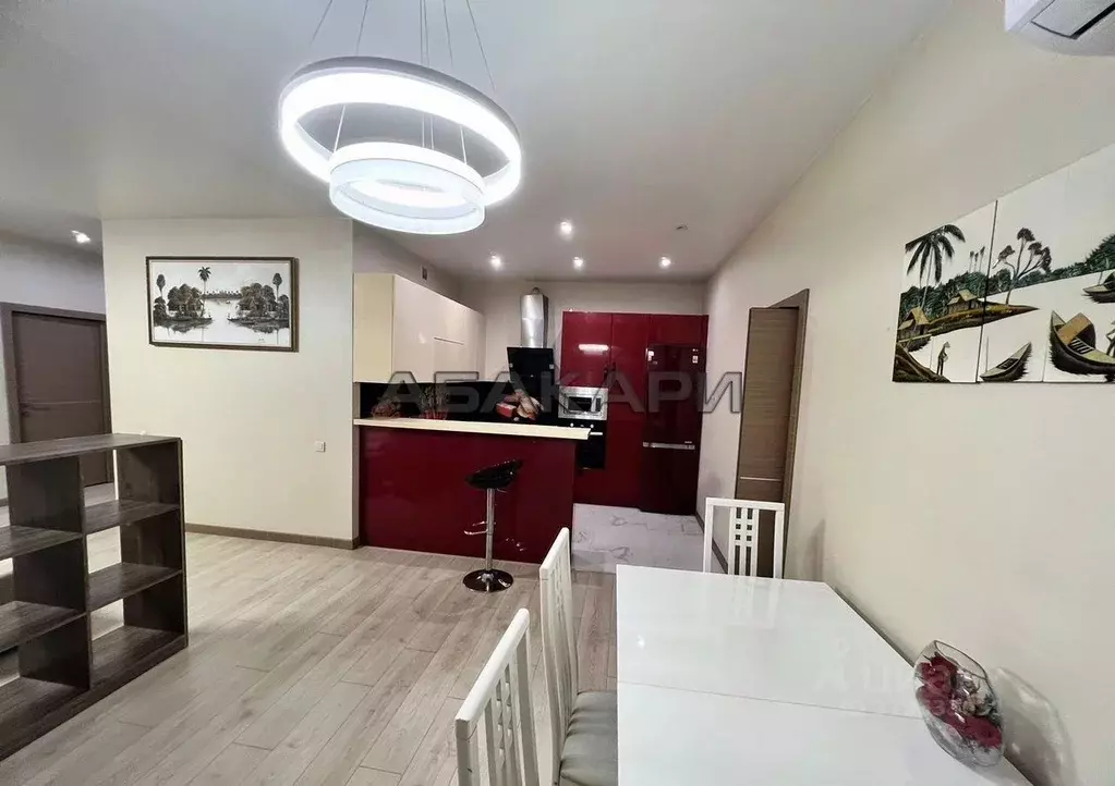 3-к кв. Красноярский край, Красноярск ул. Мичурина, 2Ж (86.0 м) - Фото 1