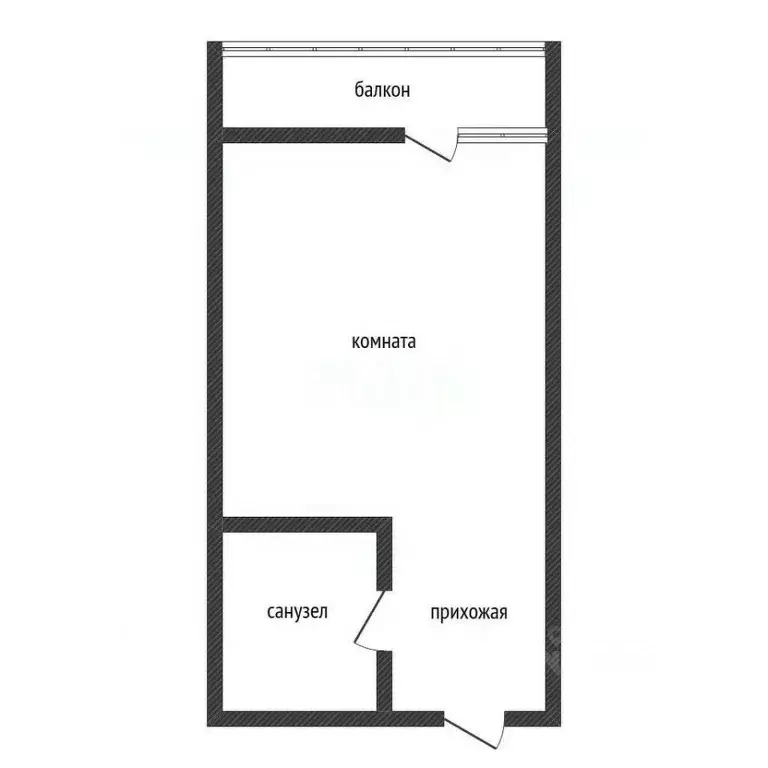 Студия Краснодарский край, Краснодар ул. Евгении Жигуленко, 7 (23.0 м) - Фото 0