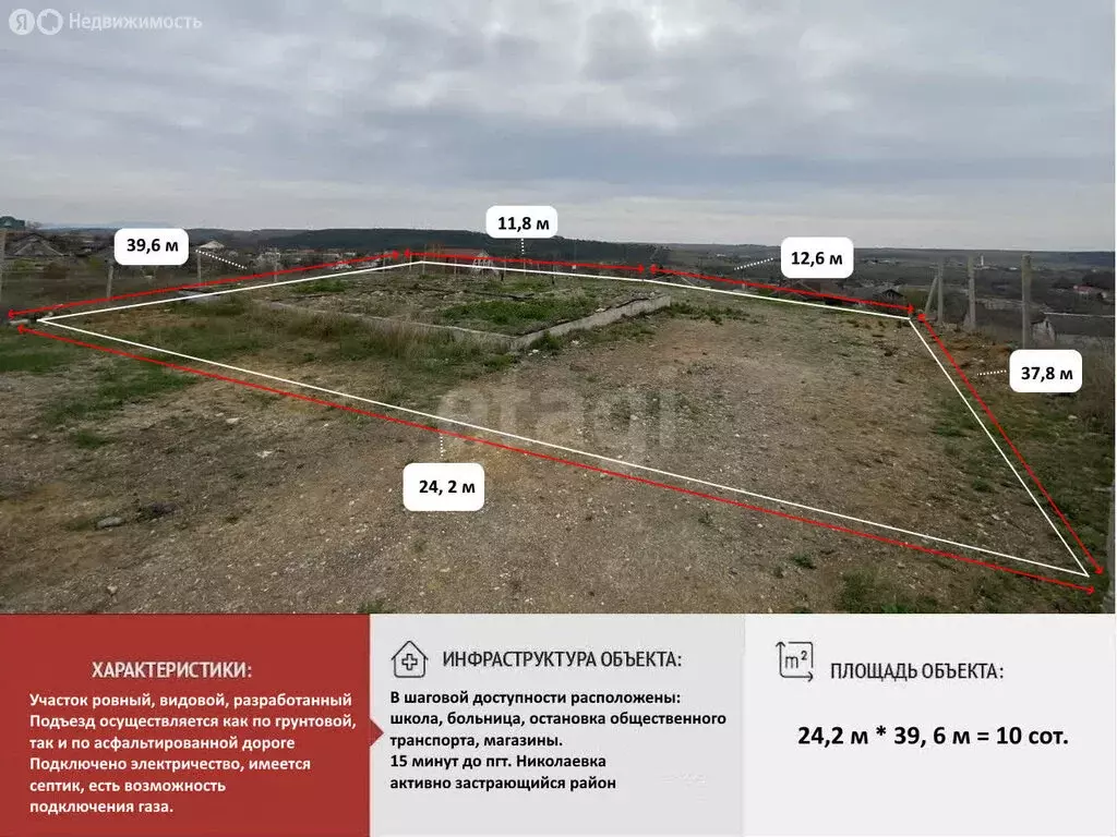 Участок в село Кольчугино, переулок Победы (10 м) - Фото 1