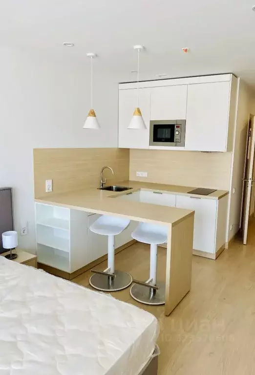 Студия Москва ул. 1-я Леонова, 18 (28.0 м) - Фото 1