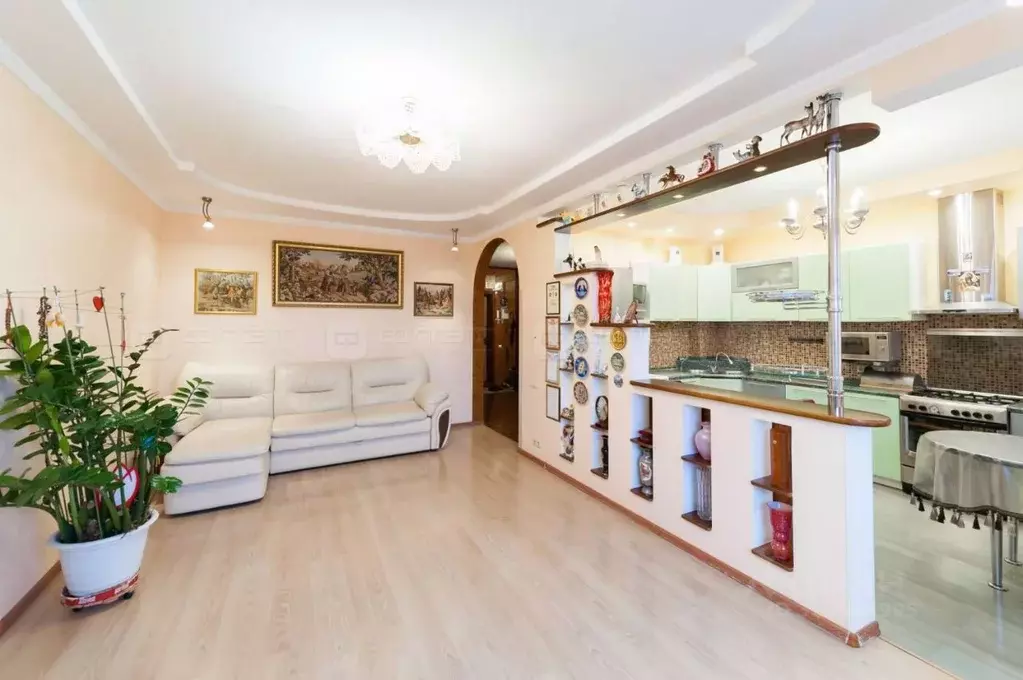 3-к кв. Татарстан, Казань ул. Патриса Лумумбы, 58 (91.3 м) - Фото 1