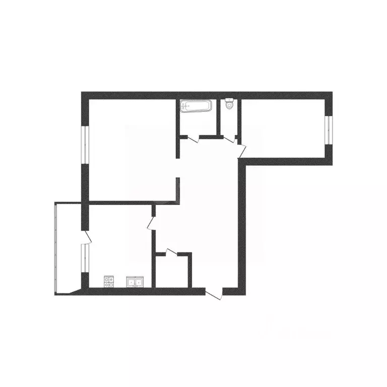 2-к кв. Башкортостан, Нефтекамск ул. Декабристов, 3А (49.4 м) - Фото 1