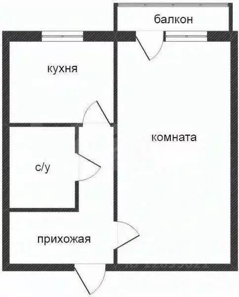 1-к кв. Костромская область, Кострома Южная ул., 13 (34.7 м) - Фото 1