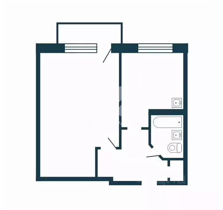 1-к кв. Новосибирская область, Новосибирск Березовая ул., 9/1 (28.5 м) - Фото 2