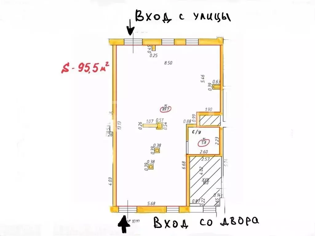 Помещение свободного назначения в Татарстан, Казань ул. Касаткина, 23 ... - Фото 1