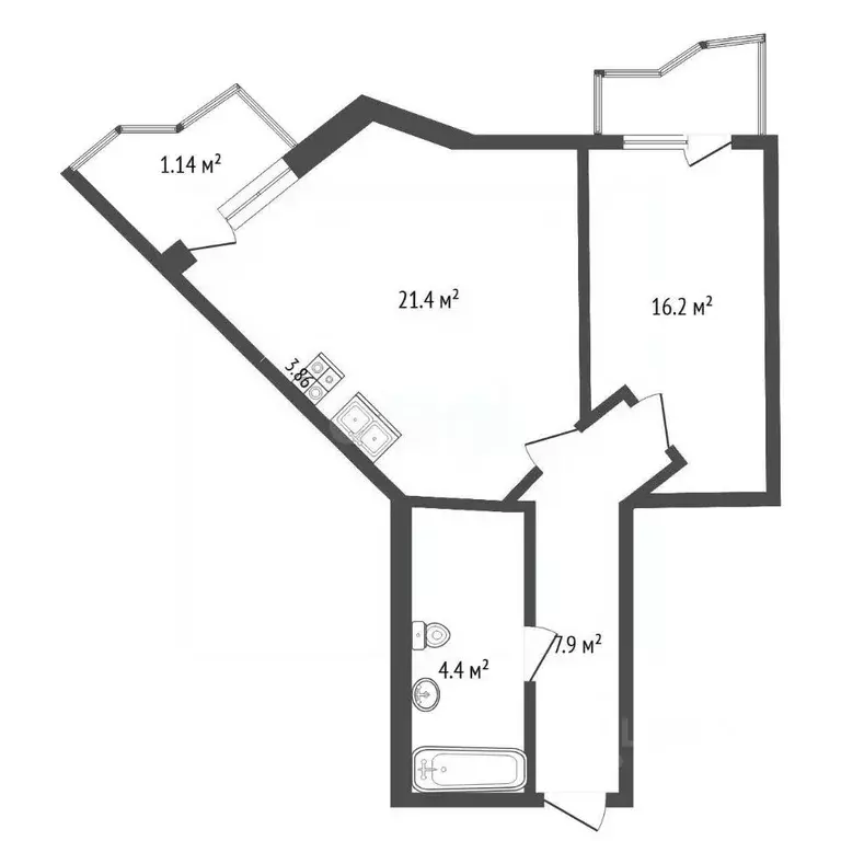1-к кв. Крым, Судак ул. Октябрьская, 59 (49.9 м) - Фото 1