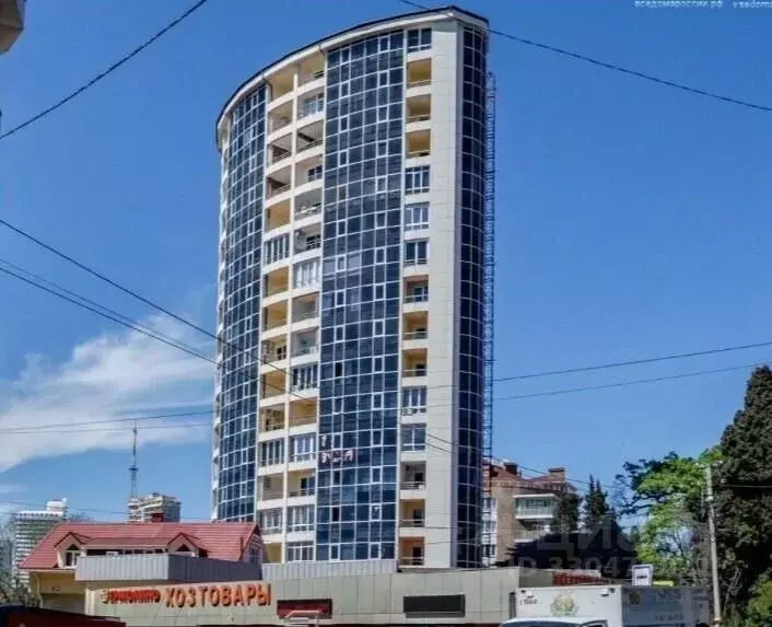 Студия Краснодарский край, Сочи Светлана мкр, ул. Учительская, 9 (25.9 ... - Фото 1