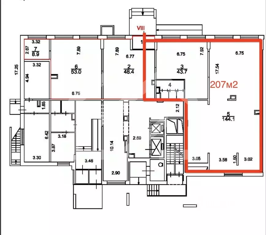 Торговая площадь в Москва ул. Мельникова, 3к7 (207 м) - Фото 2