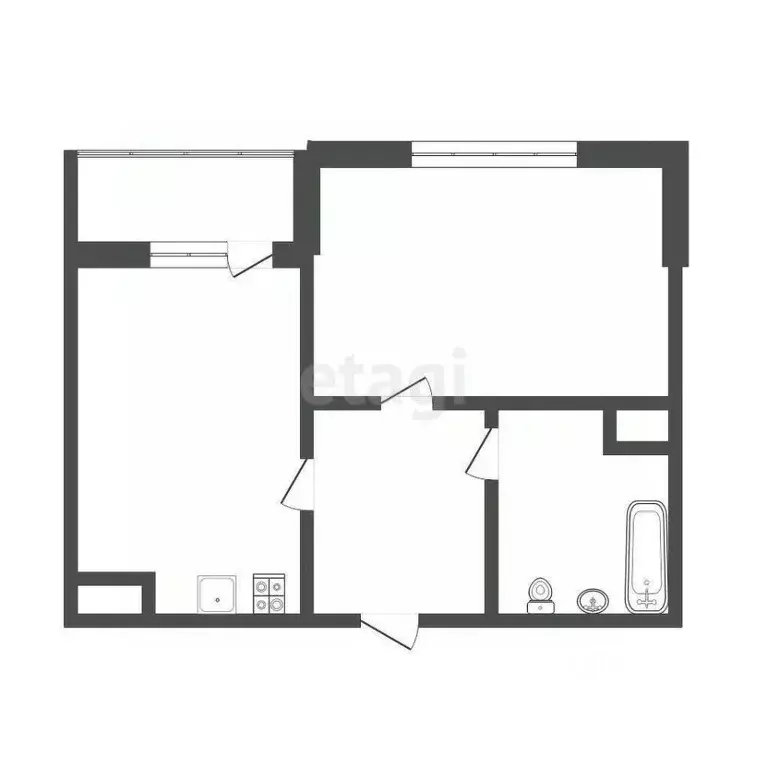 1-к кв. Санкт-Петербург просп. Героев, 32 (43.4 м) - Фото 2