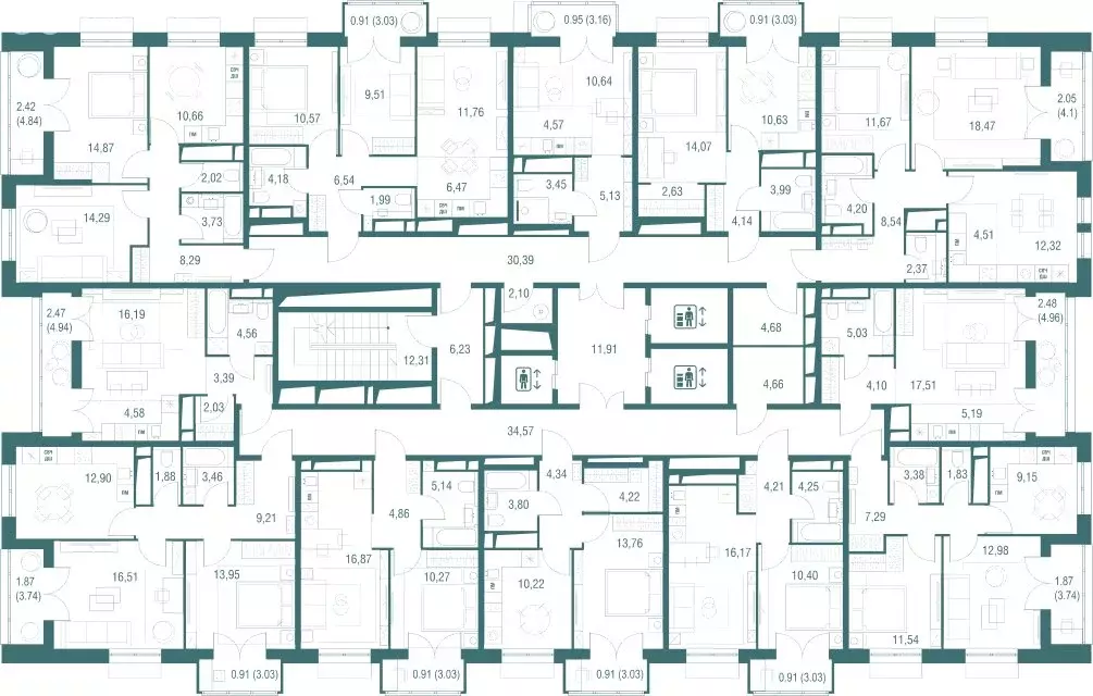 Квартира-студия: Одинцово, ЖК Одинбург, 4А (33.15 м) - Фото 2