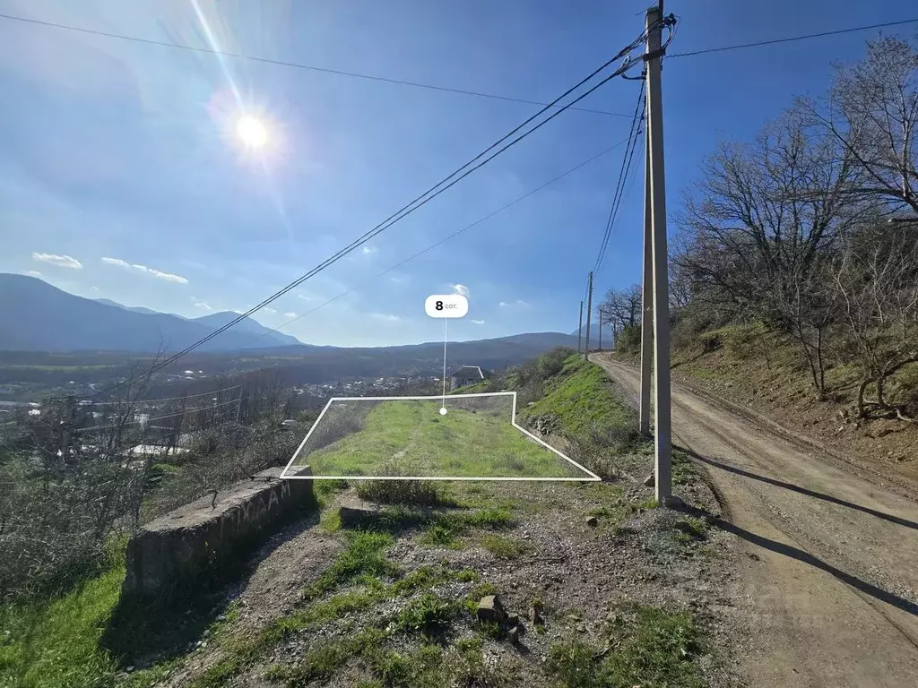 Участок в Крым, Алушта муниципальный округ, с. Изобильное пер. ... - Фото 2