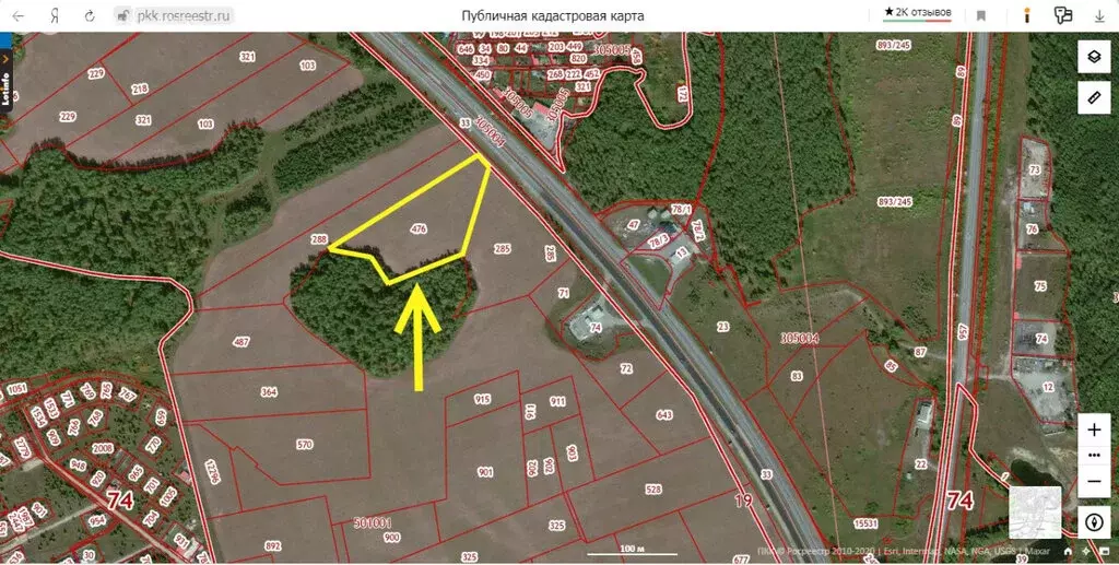 Участок в Челябинская область, Сосновский муниципальный округ, деревня ... - Фото 1