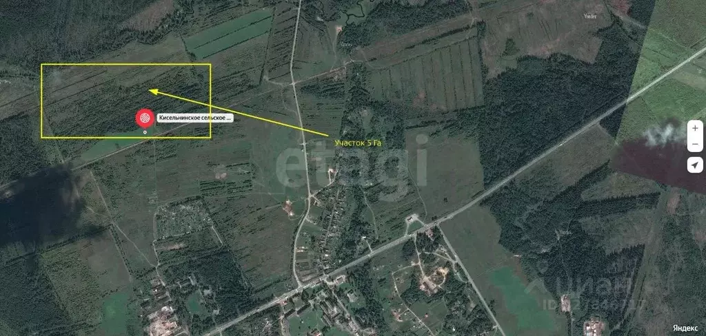 Участок в Ленинградская область, Волховский район, Кисельнинское ... - Фото 1