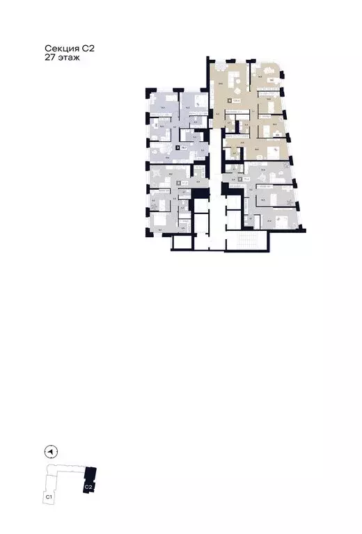 3-комнатная квартира: Москва, Лодочная улица, 27к2 (78.7 м) - Фото 1