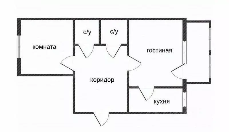 2-к кв. Костромская область, Кострома Паново мкр, 14А (50.5 м) - Фото 2
