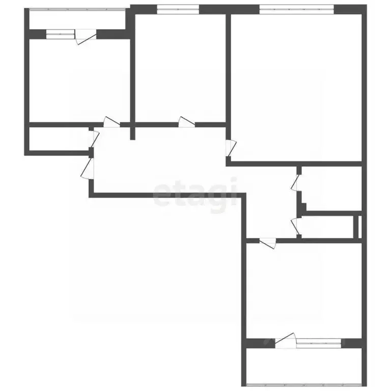 3-к кв. Тверская область, Тверь ул. Можайского, 53 (66.7 м) - Фото 2