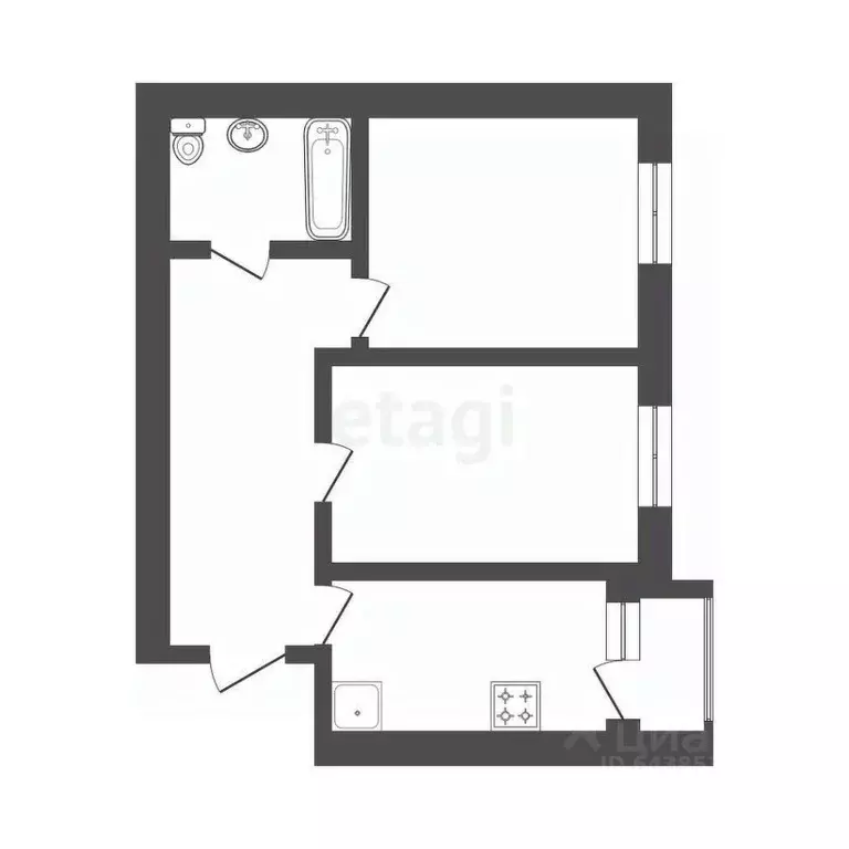 2-к кв. Алтайский край, Бийск Стахановская ул., 2/4 (50.7 м) - Фото 2