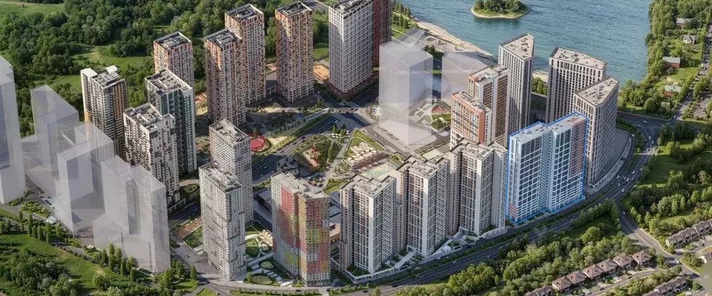 2-к кв. Московская область, Красногорск ул. Тенистых Аллей, 3к1 (55.2 ... - Фото 1