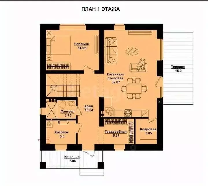 Дом в Татарстан, Казань ул. Кристальная, 12 (200 м) - Фото 2