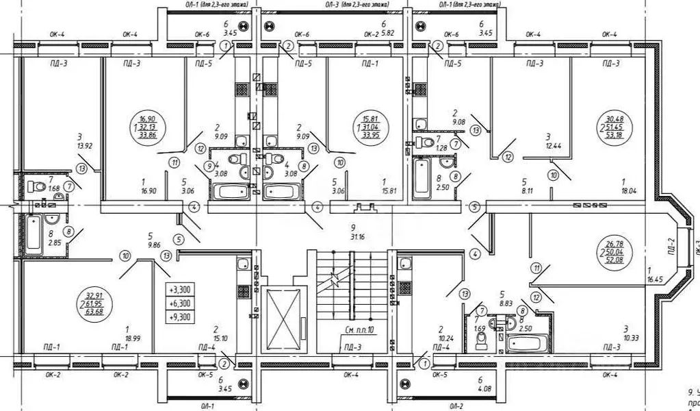 2-к кв. Марий Эл, Йошкар-Ола ул. Йывана Кырли, 43А (53.18 м) - Фото 2