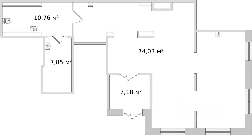 Помещение свободного назначения в Санкт-Петербург ул. Плесецкая, 24 ... - Фото 1