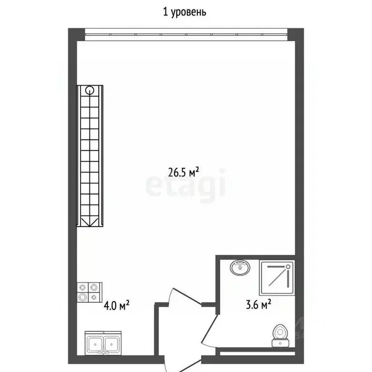 Студия Крым, Ялта наб. Имени В.И. Ленина, 5 (60.0 м) - Фото 2