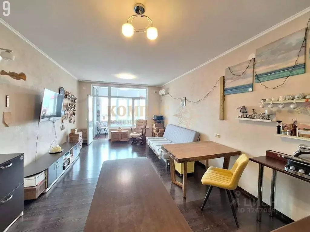 Студия Севастополь с. Орловка, ш. Качинское, 35/51 (50.0 м) - Фото 2