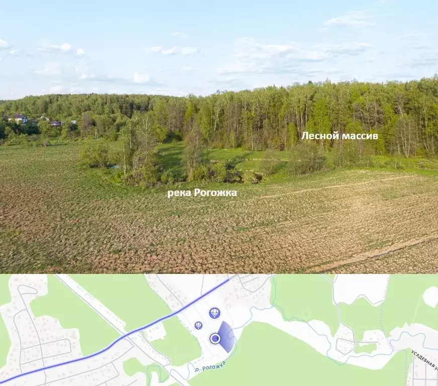 Участок в Московская область, Подольск городской округ, Пузиково кп 24 ... - Фото 1