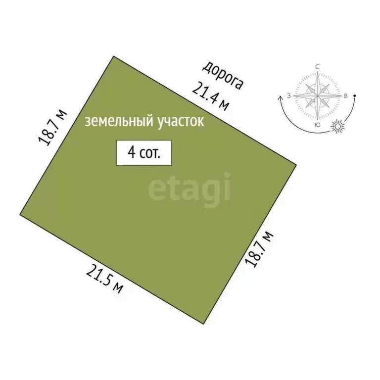 Участок в Ростовская область, Азовский район, Елизаветинское с/пос, ... - Фото 1