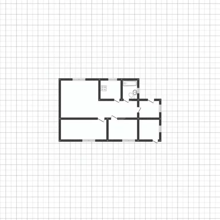 Дом в Белгородская область, Вейделевка рп ул. Каштановая, 7 (70 м) - Фото 2