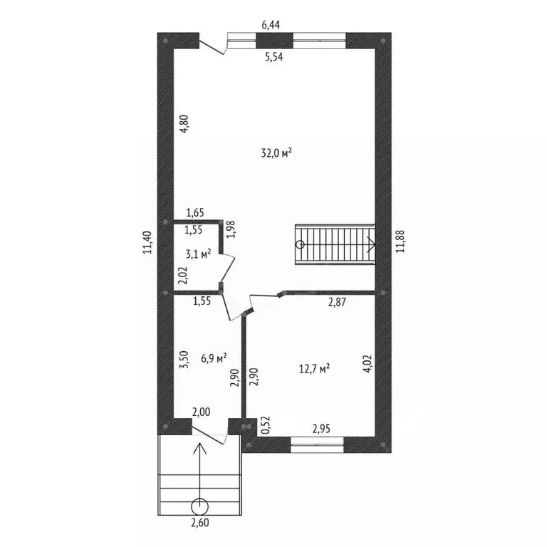 Таунхаус в Башкортостан, Уфимский район, Зубовский сельсовет, с. ... - Фото 1