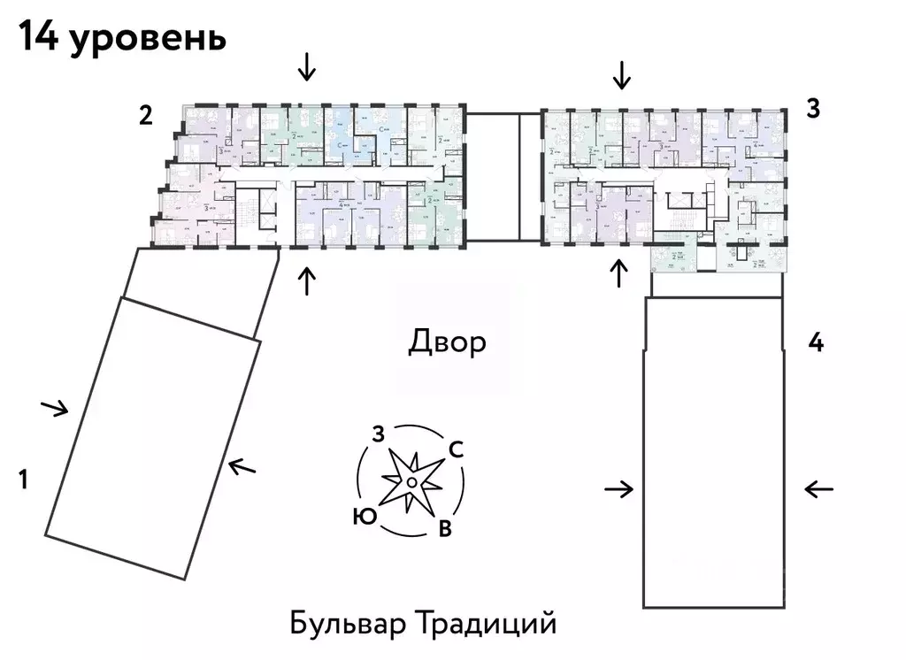 1-к кв. Тюменская область, Тюмень ул. Новоселов, 98 (28.82 м) - Фото 2