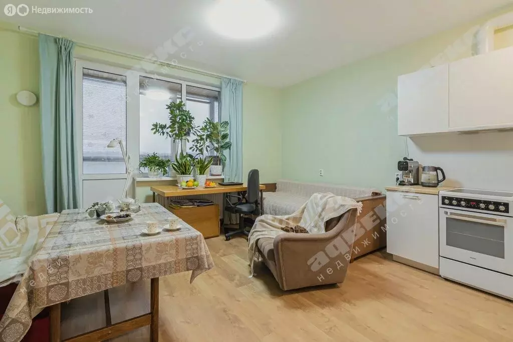 Квартира-студия: Кудрово, проспект Строителей, 18 (28.2 м) - Фото 2