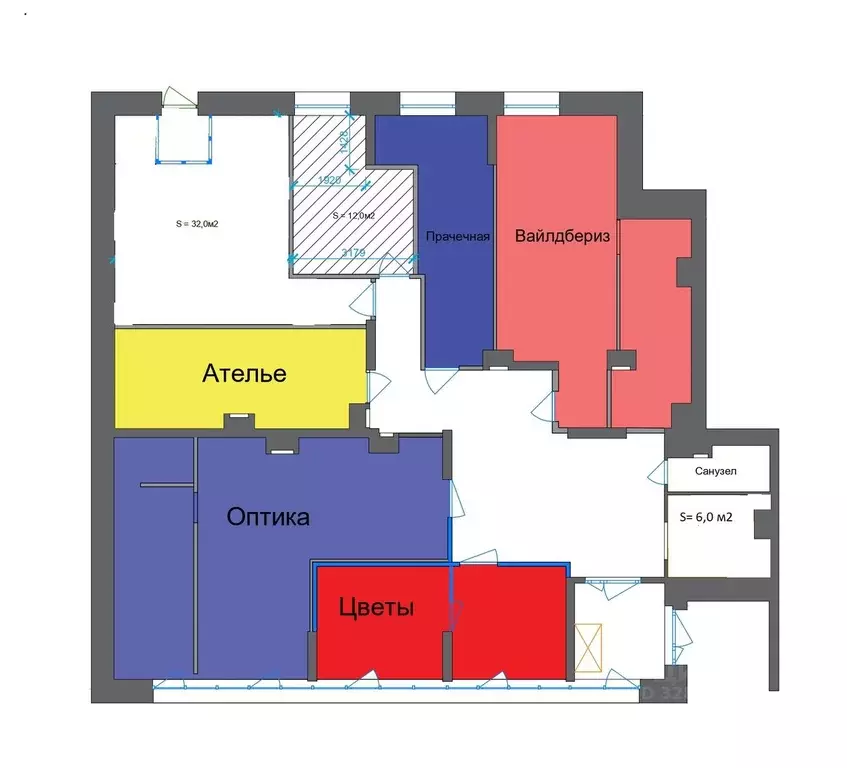 Помещение свободного назначения в Москва Тимирязевская ул., 8к2 (32 м) - Фото 2